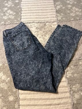 Women’s Skinny Jeans - Acid Wash Blue